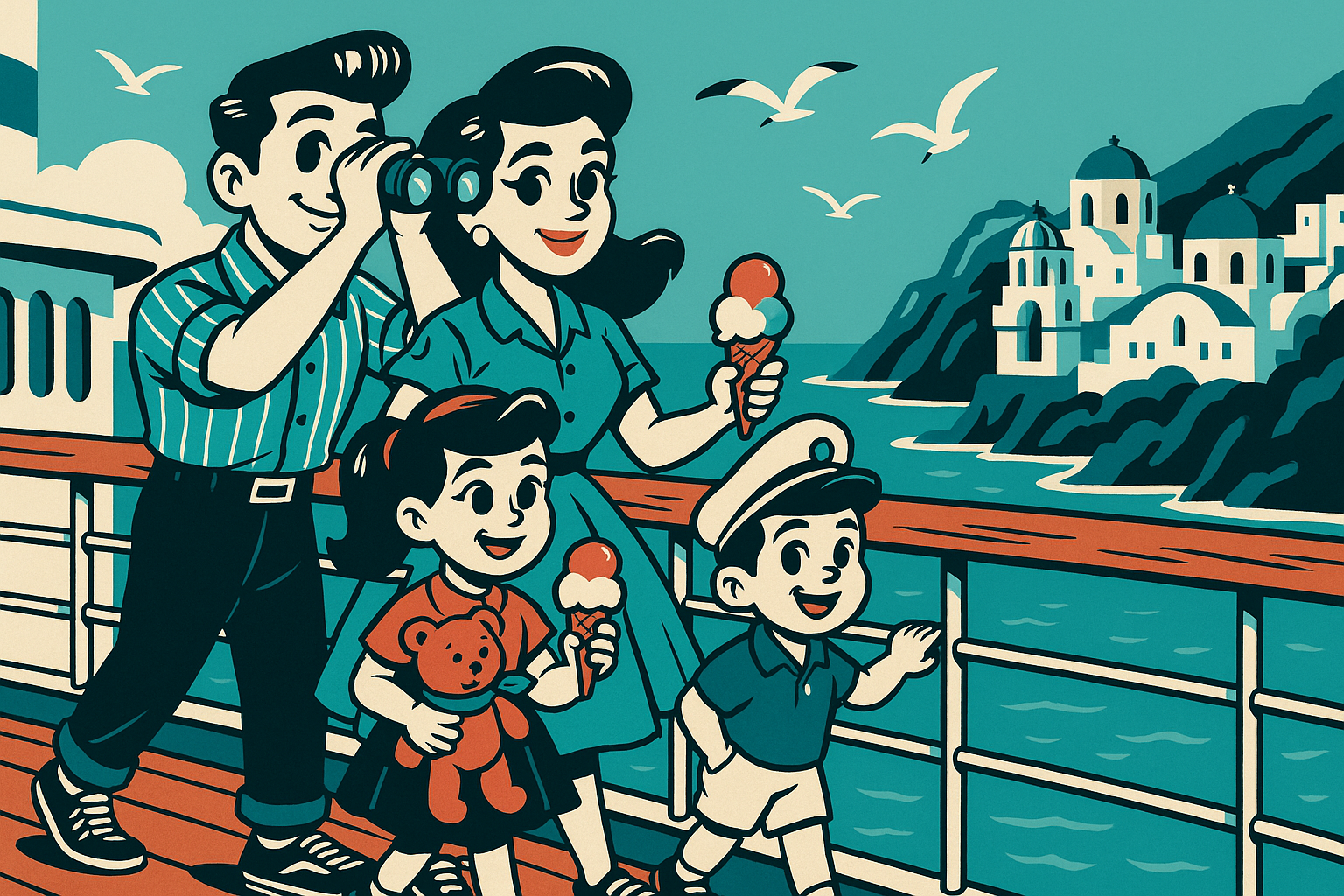 Mascots planning a trip